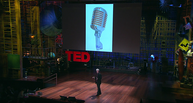 David Byrne talks at TED