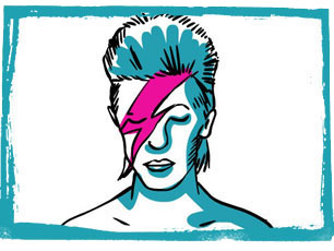 David Bowie bust