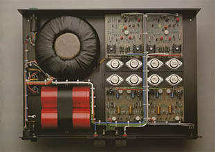 Internal components inside Naim Audio equipment