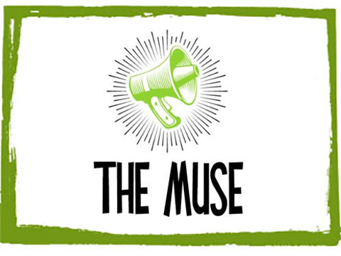 The Muse megaphone graphic